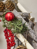 Dibor Personalised Christmas wreath 30cm, imported from the UK