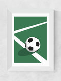 Rocket Jack White Football framed print - British product