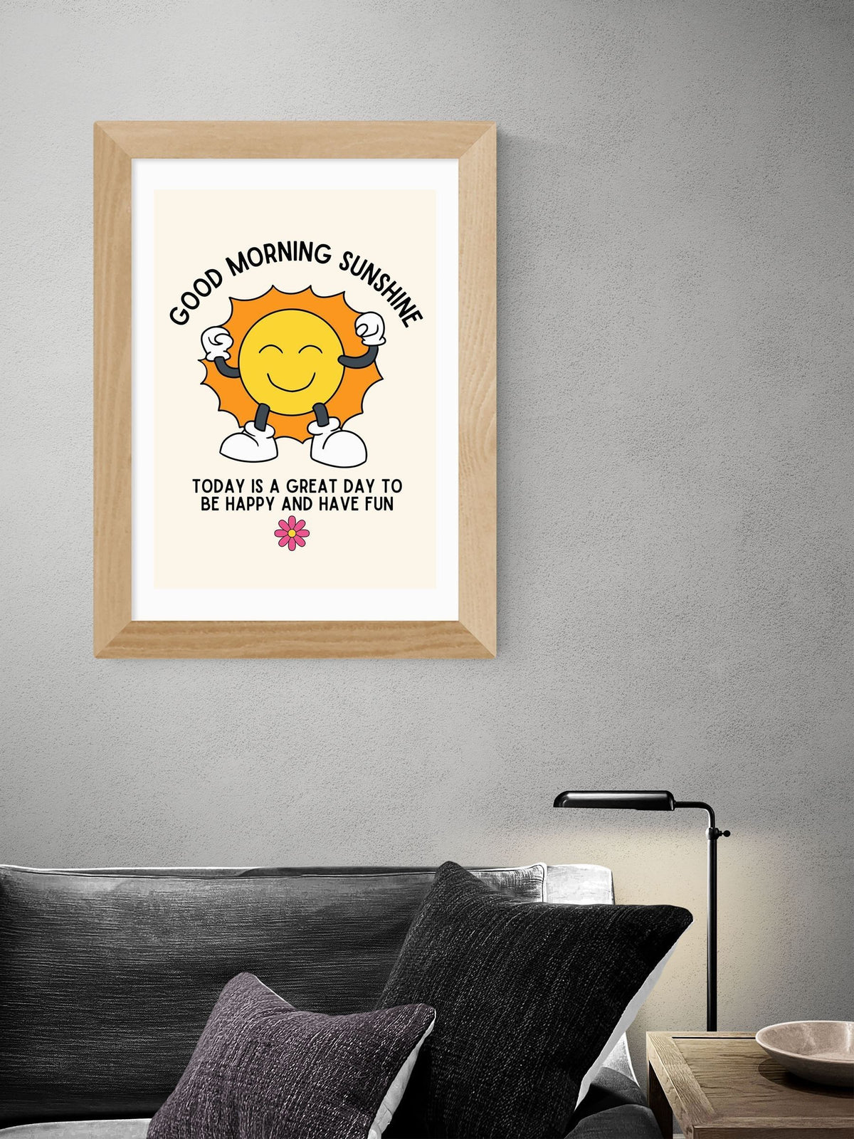 East End Prints Oak Good Morning Sunshine wall art print, UK version