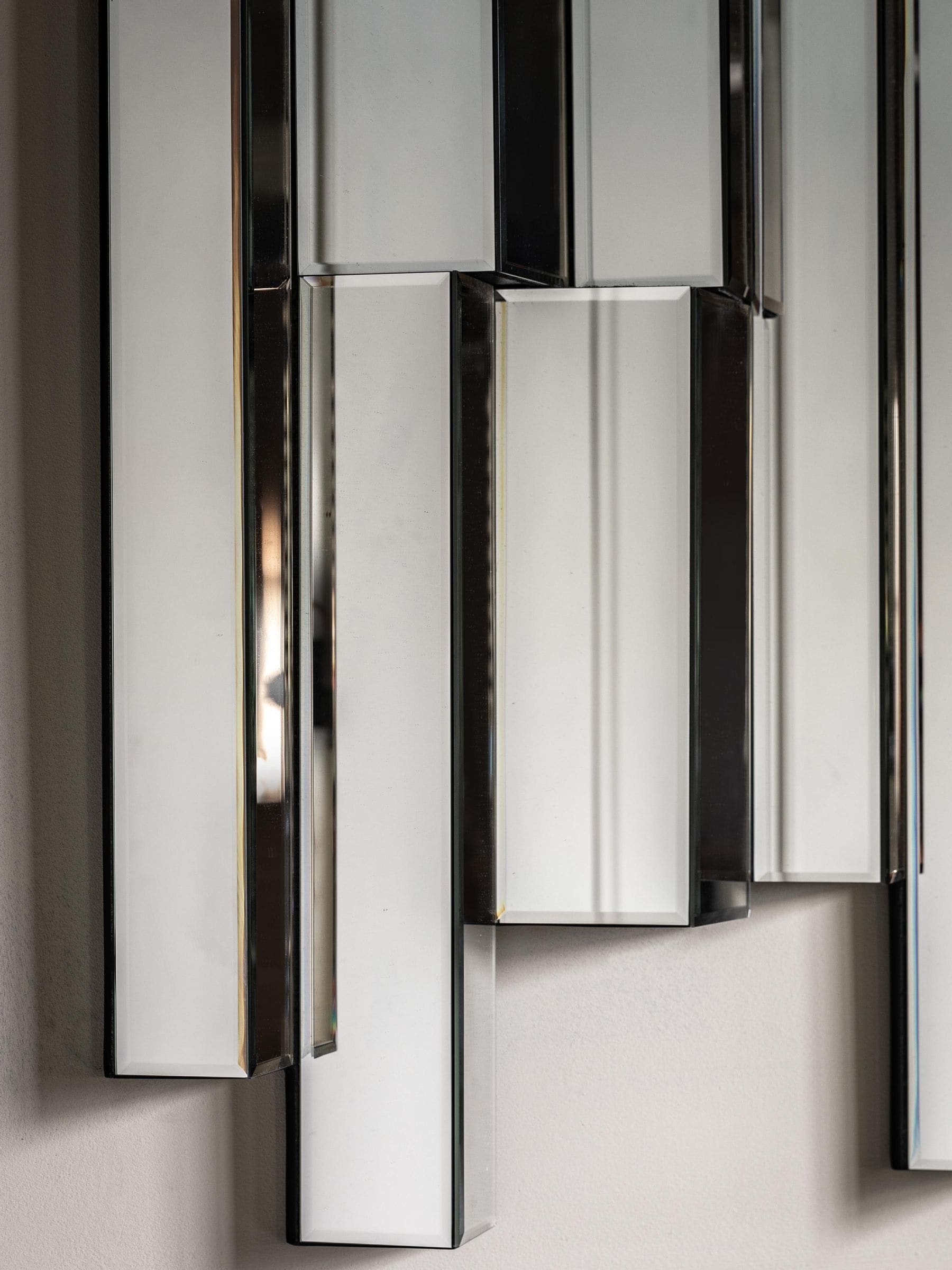 Gallery Home Silver Dalton decorative wall mirror 115cm x 100cm, UK version