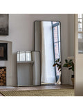 Gallery Home Black Metal Rectangle Leaner Mirror 70cm x 170cm, UK version