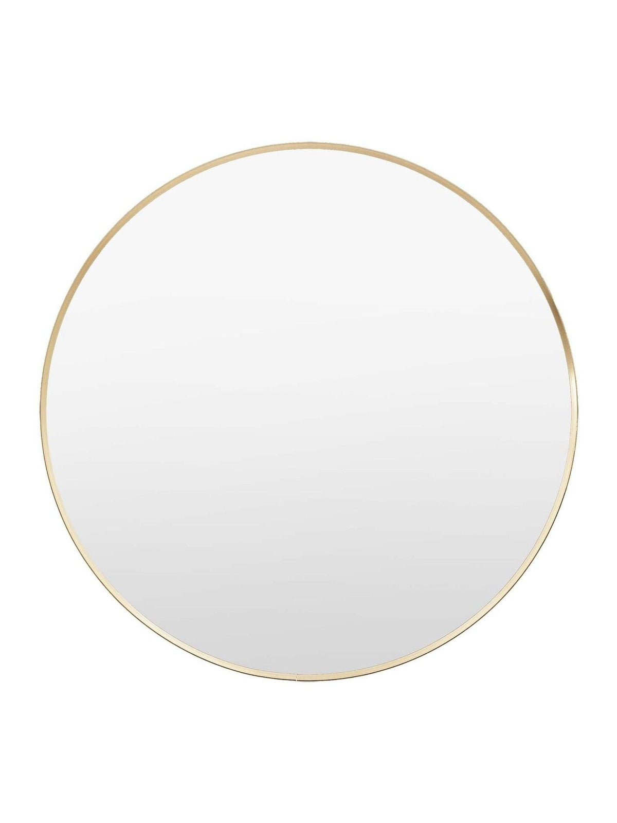 Gallery Home Whitland Gold Metal Large Round Mirror, UK version