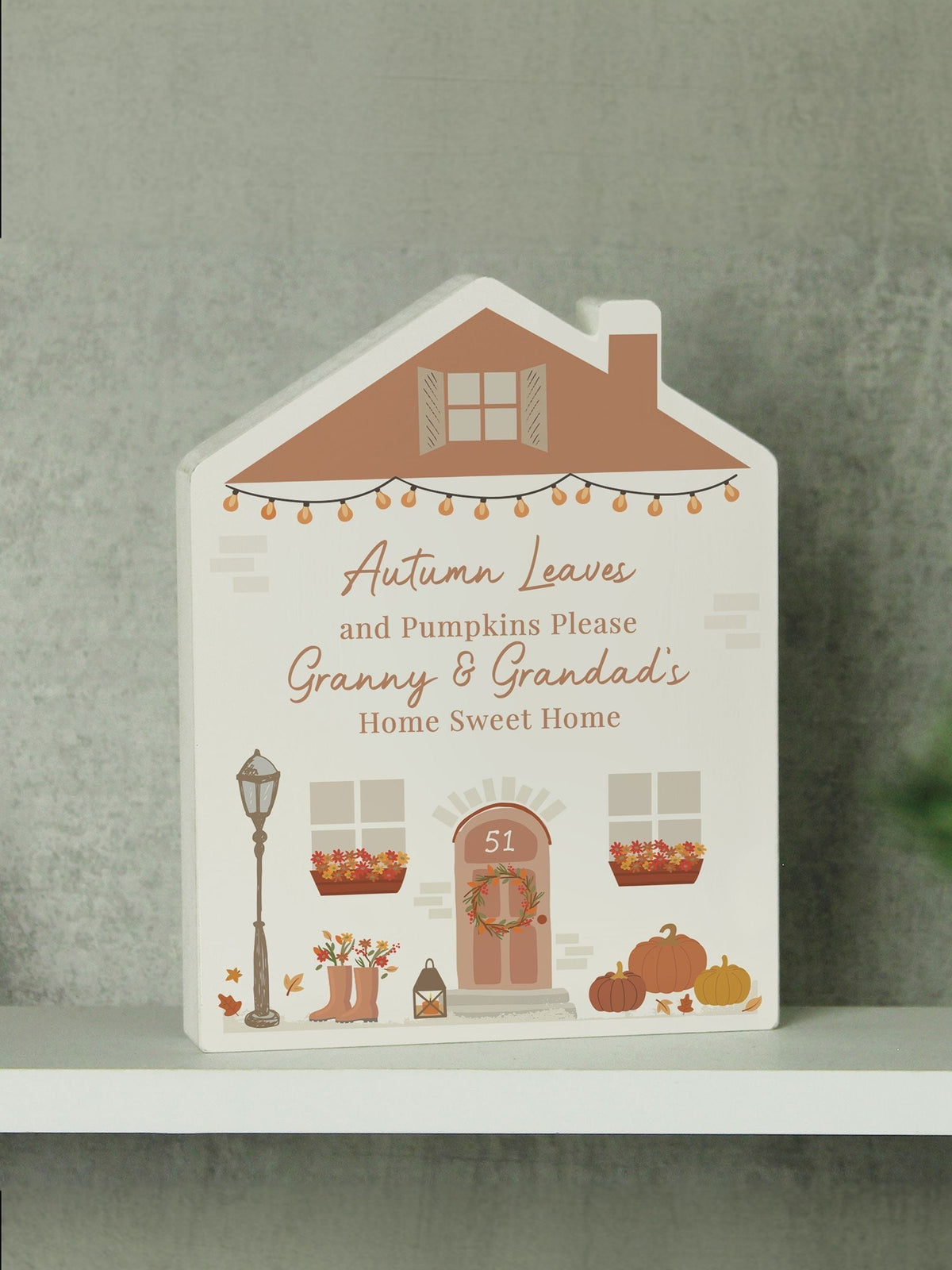 Personalised Wooden House Ornament by PMC