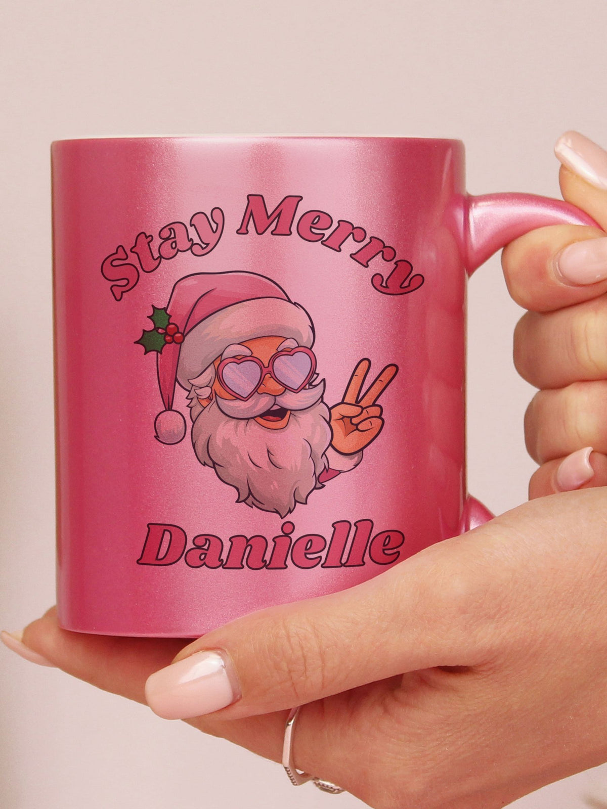 Personalised Stay Merry Christmas Mug by PMC