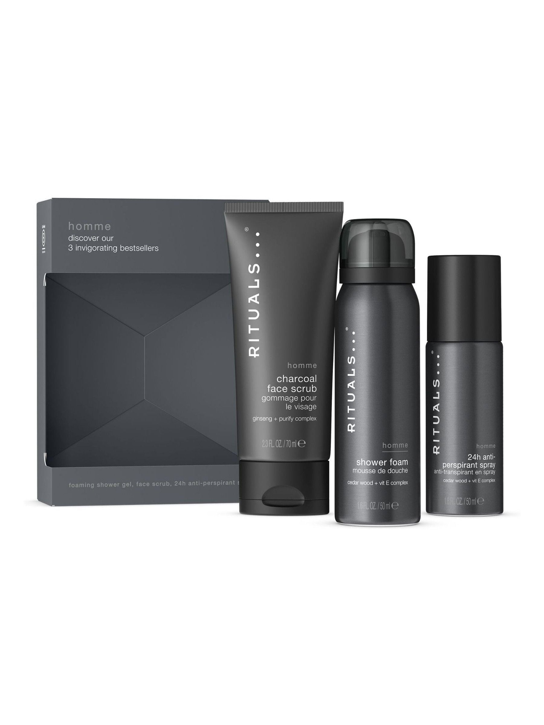Rituals Homme Collection Trial Set men's grooming set, imported from the UK