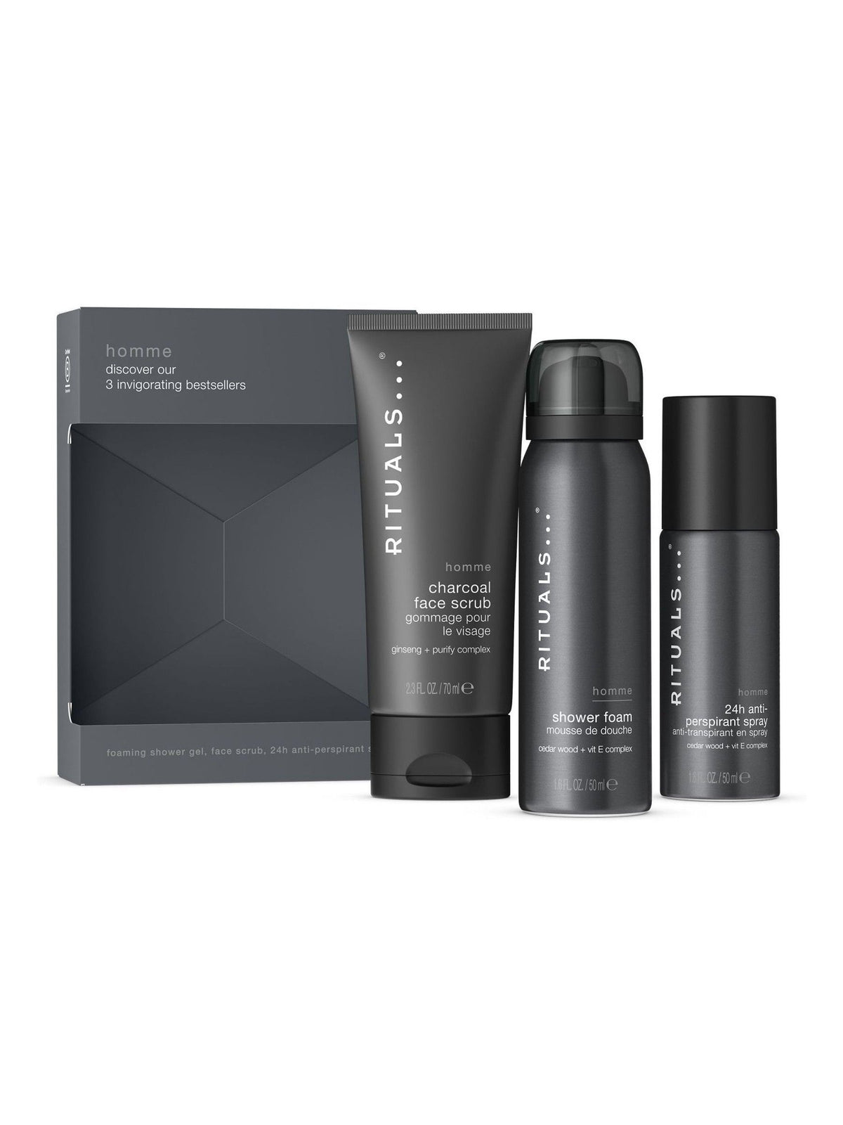 Rituals Homme Collection Trial Set men's grooming set, imported from the UK
