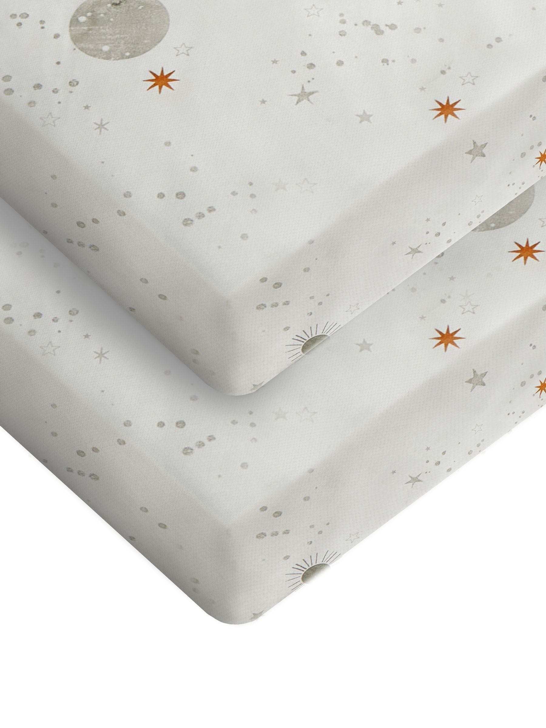 Silentnight White 100% Cotton Safe Nights fitted sheet (British brand)