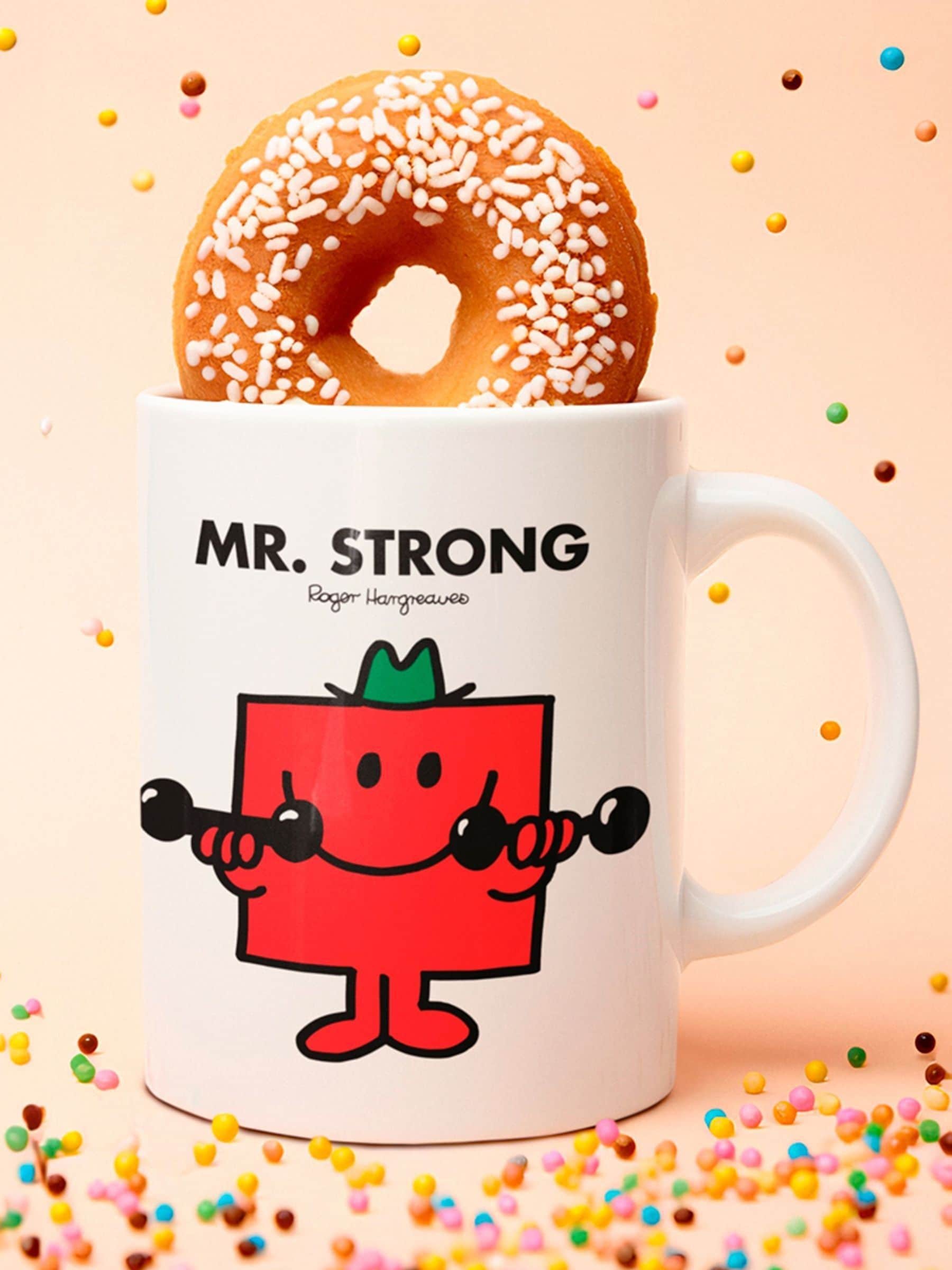 Star Editions Mr. Strong White Mug (British brand)