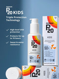 P20 kids SPF 50+ suncream, imported from the UK