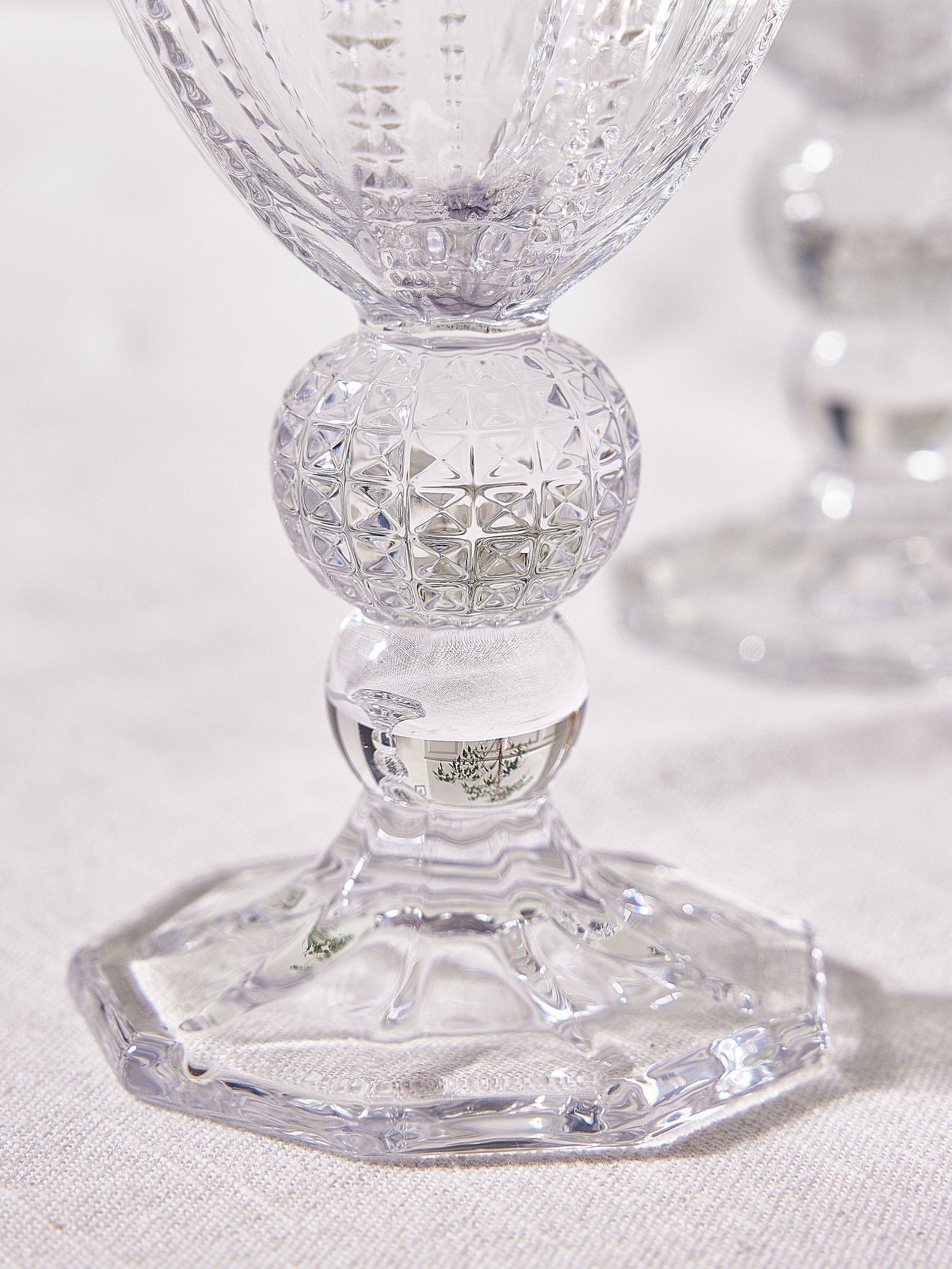 Dibor Clear Bella Perle wine glasses 4 pack - British product