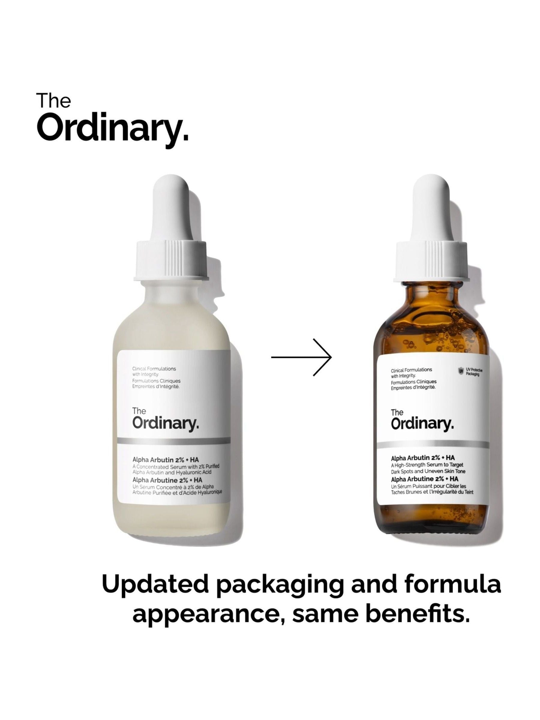 The Ordinary Alpha Arbutin 2 + HA serum 60ml (British brand)
