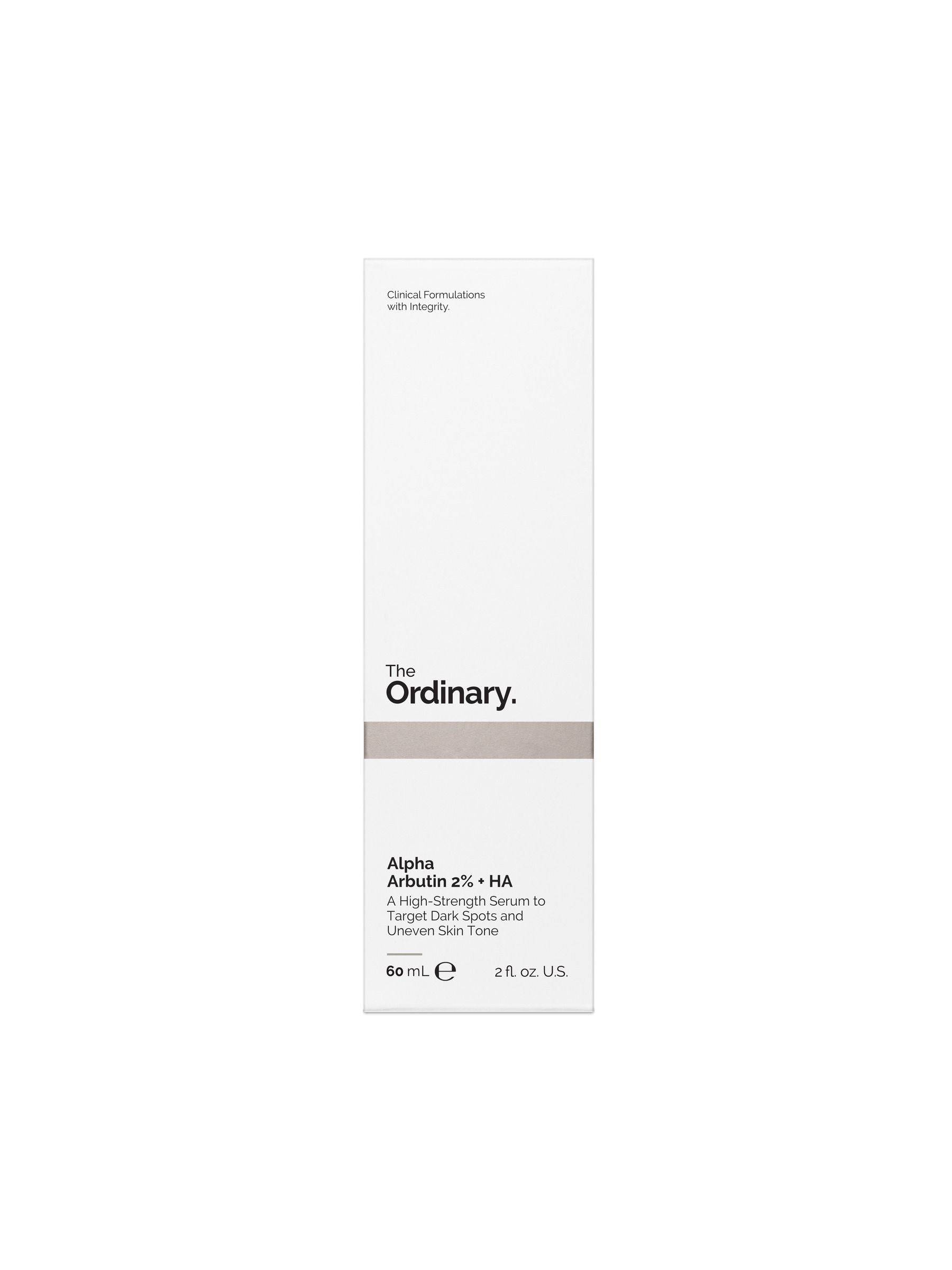 The Ordinary Alpha Arbutin 2 + HA serum 60ml (British brand)
