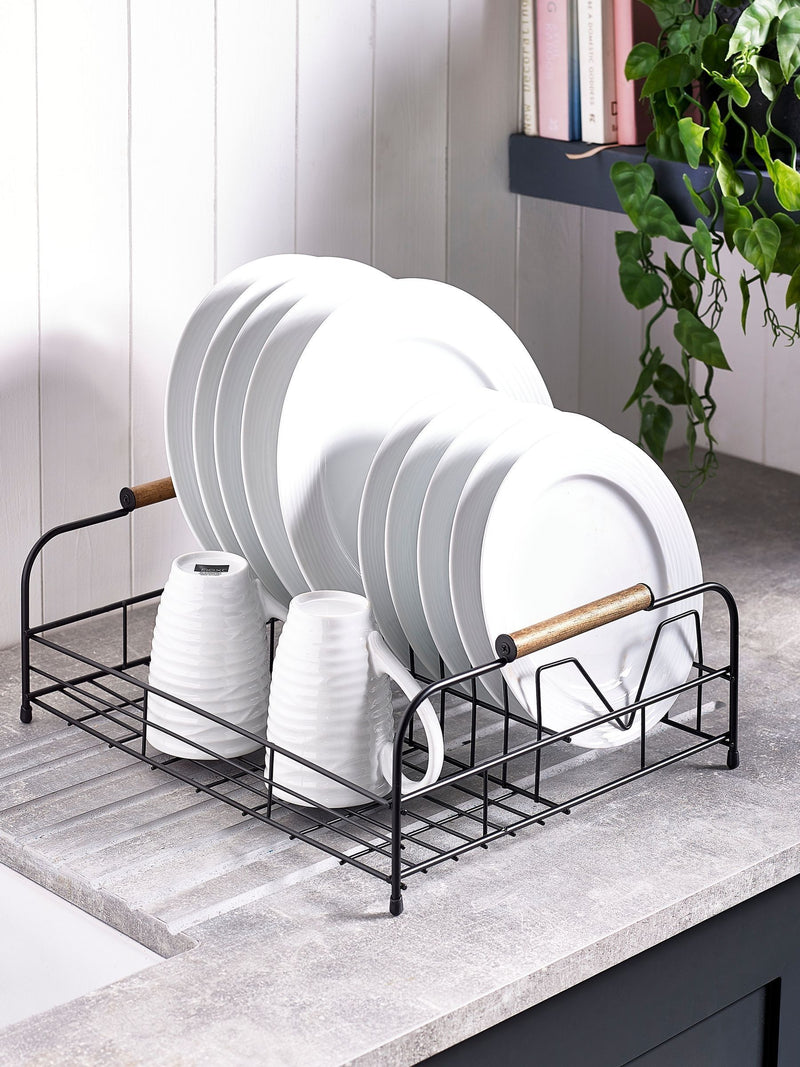 Black Wire Single Tier Drainer