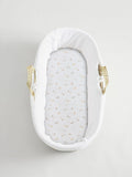 Mini jungle baby muslin fitted sheets 2 pack, imported from the UK