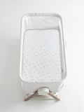 Mini jungle baby muslin fitted sheets 2 pack, imported from the UK