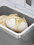 Swan Grey Retro Bread Bin 35cm width (British brand)