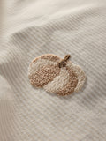 Natural Stripe Pumpkin Brushed Cotton Duvet Cover and Pillowcase Set