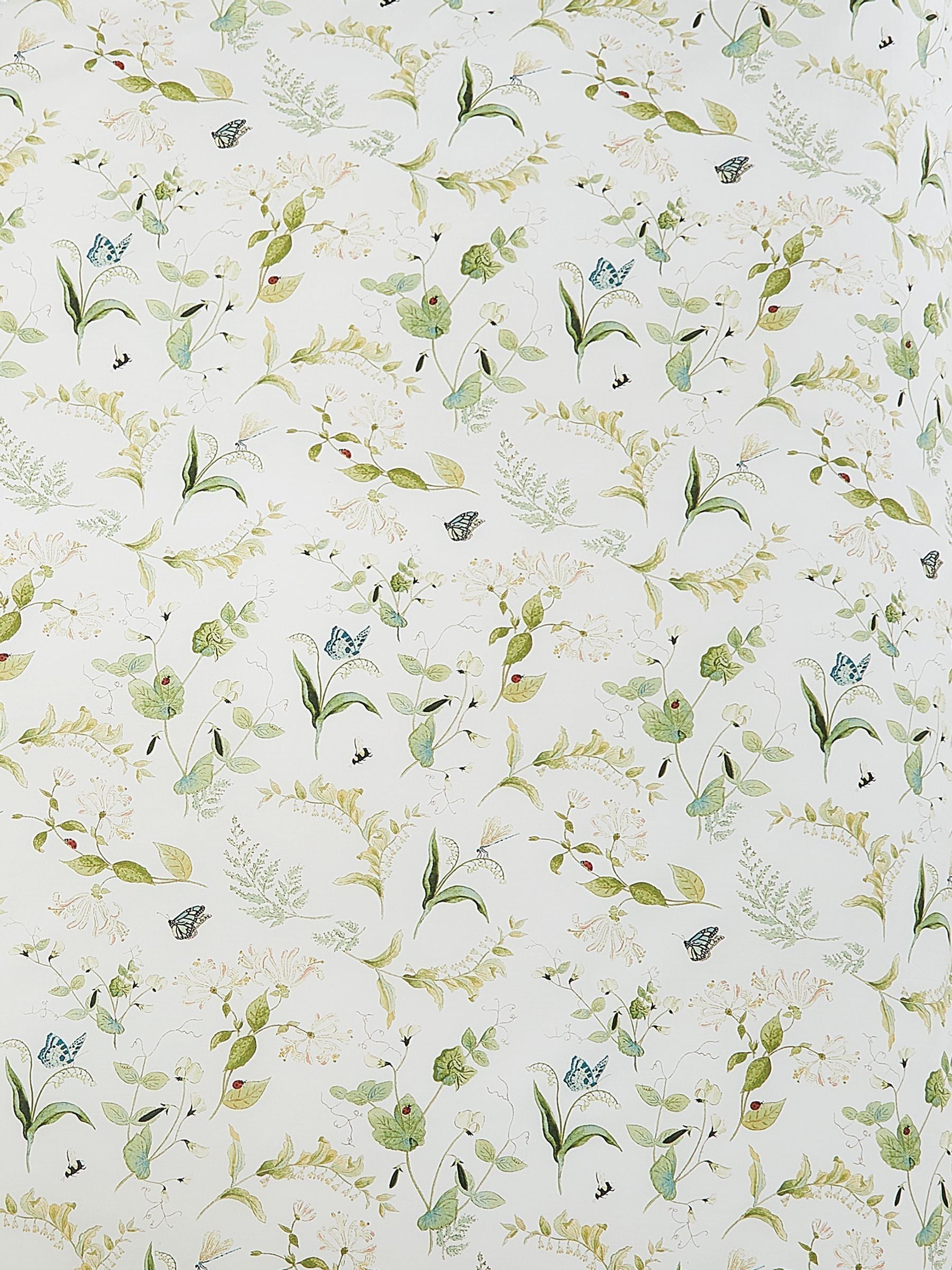Sophie Allport Green Wild Floral bedding set (British brand)