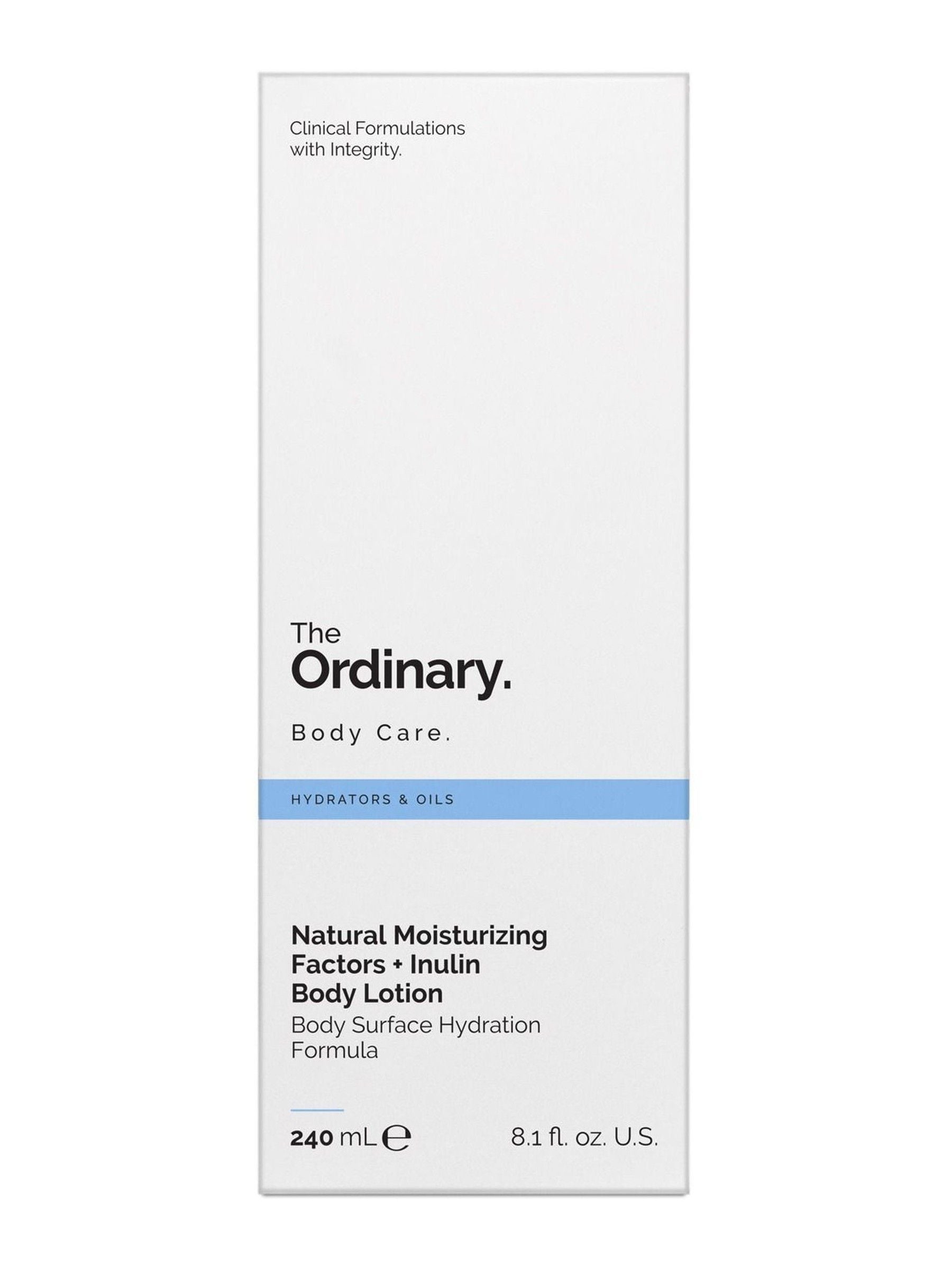 The Ordinary Natural Moisturizing Factors + Inulin body lotion (British brand)