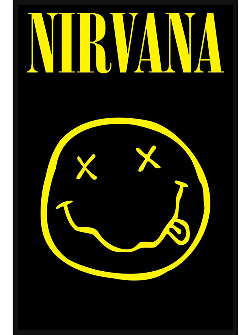 Pyramid International Nirvana Smiley Framed Maxi Poster