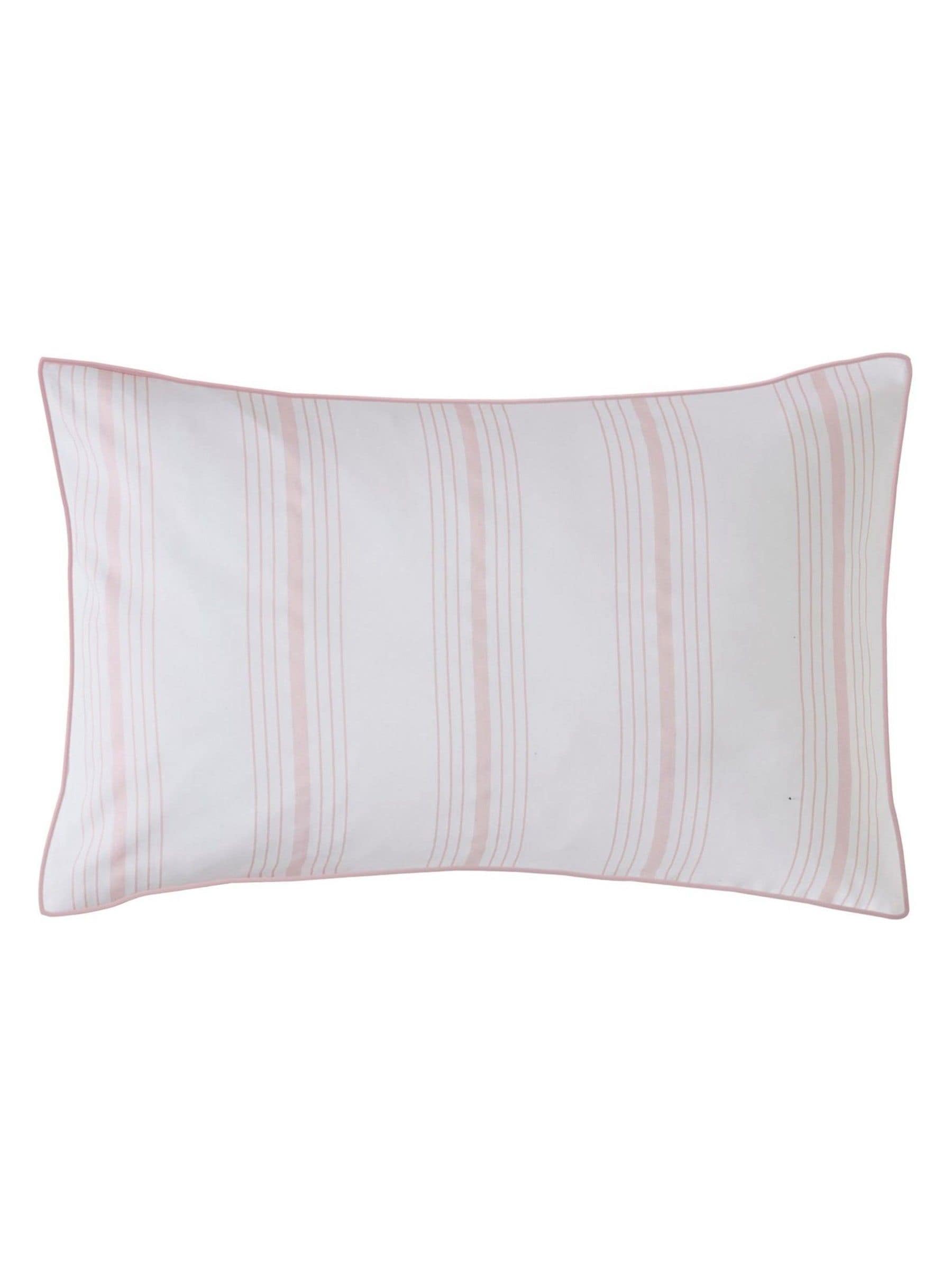 Laura Ashley Pink Blush Reversible Tuileries duvet cover and pillowcase set, UK version