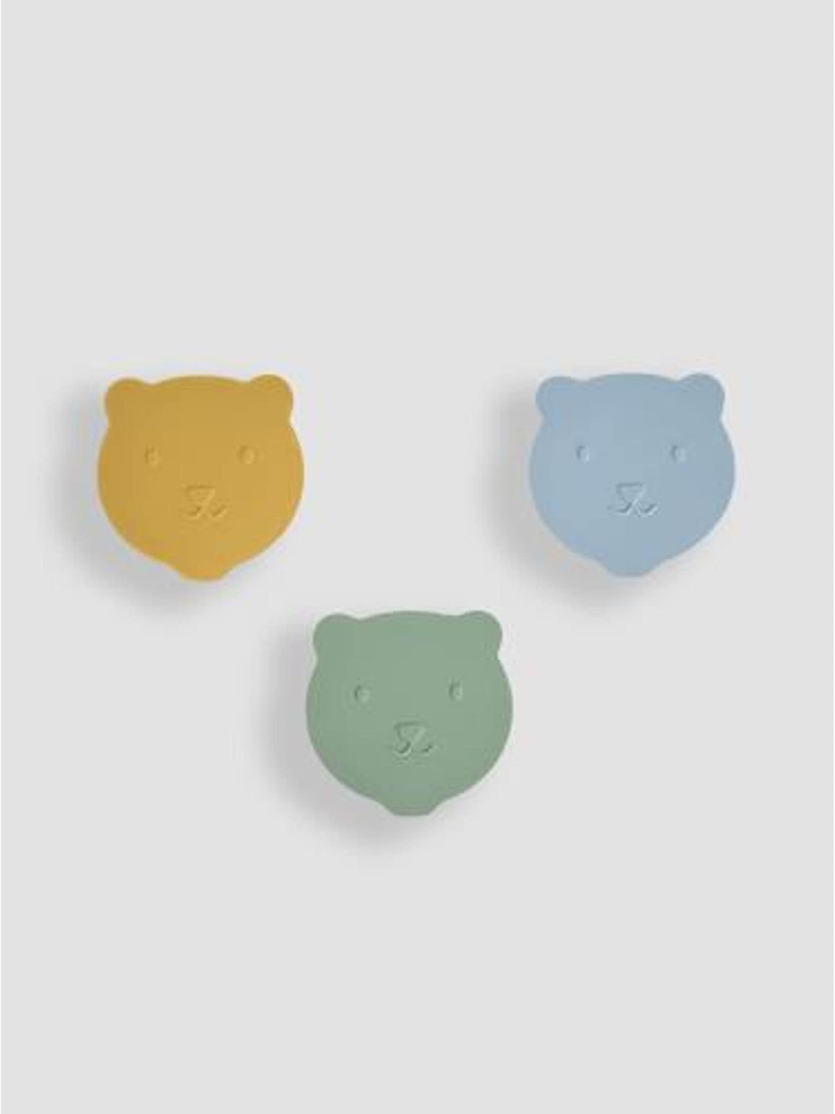 JoJo Maman Bébé bear silicone snack pots set of 3, UK version