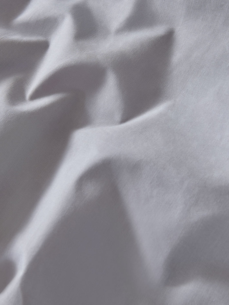 Silver 144 Thread Count Duvet Cover and Pillowcase Set
