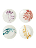 Royal Doulton bright side plates set of four, imported from the UK