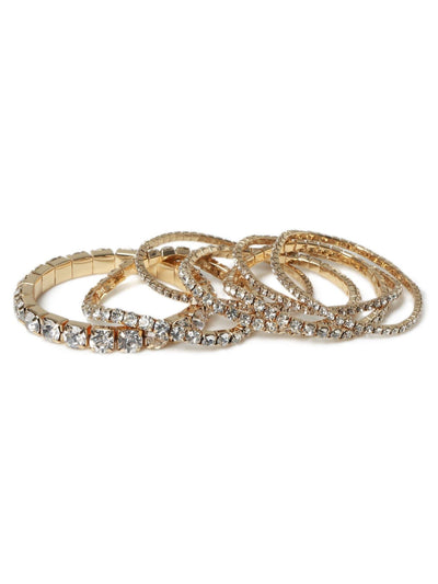 Aela Rhinestone Stretch Armbånd Multi Pack