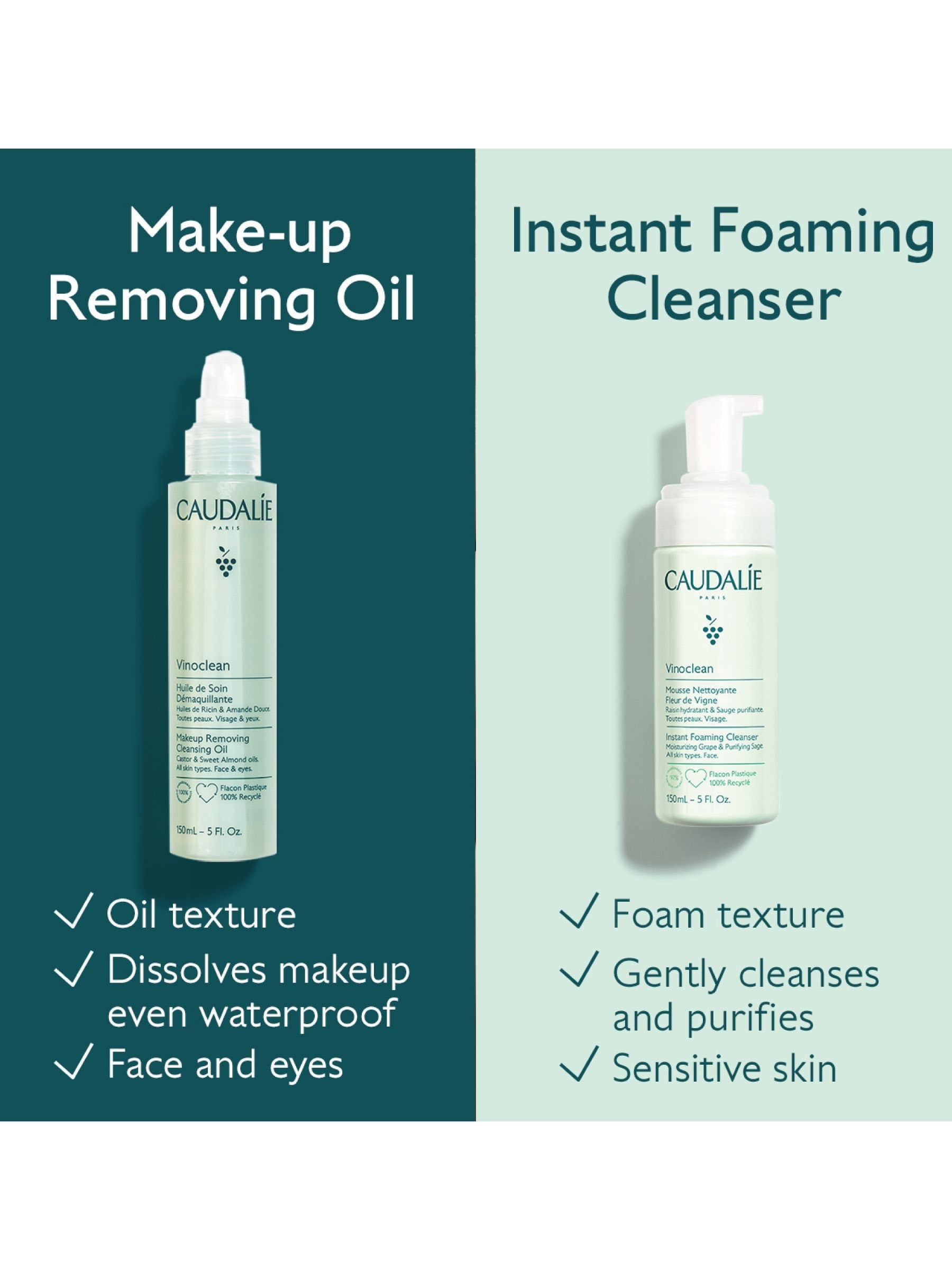 Caudalie Vinoclean Instant Foaming Cleanser 150ml - British product