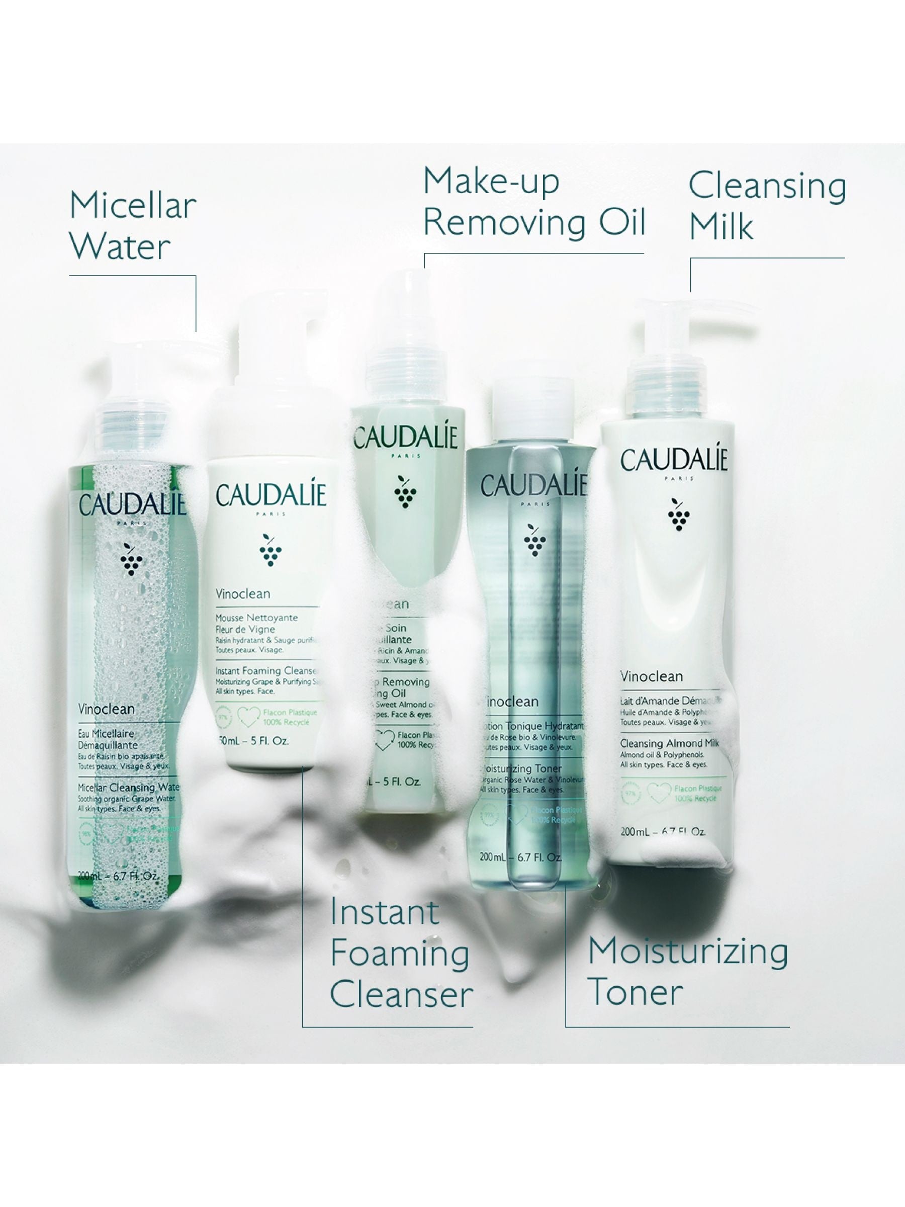 Caudalie Vinoclean Moisturizing Toner 200ml - British product