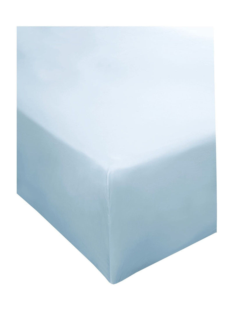 Jasper Conran London pale blue fitted bed sheet, UK version