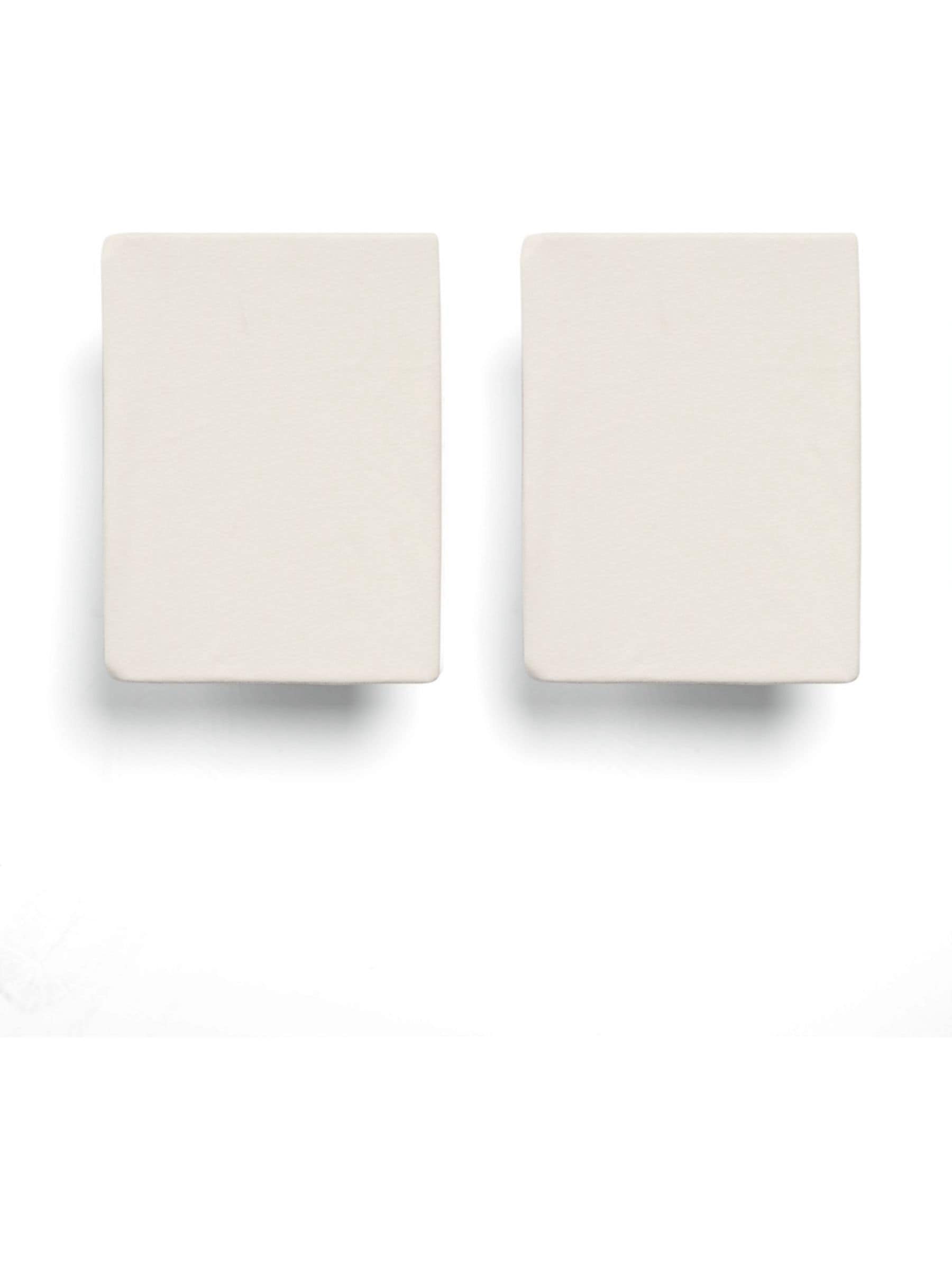 Mamas & Papas 2 Pack Cream Moses Basket Cream Fitted 100% Cotton