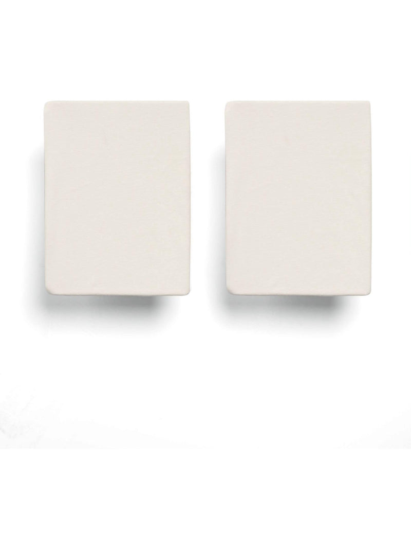 Mamas & Papas 2 Pack Cream Moses Basket Cream Fitted 100% Cotton
