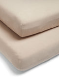 Mamas & Papas 2 Pack Mocha Welcome to the World Duckling Mocha Fitted 100% Cotton Sheets