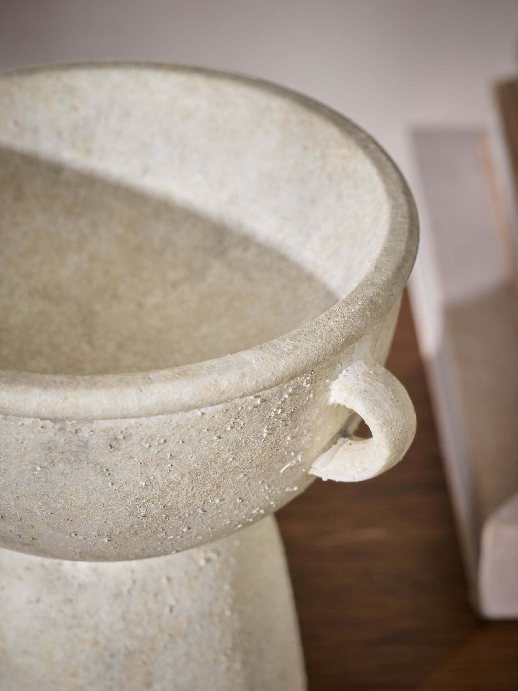 Lydford Ceramic Trinket Dish Natural 15cm, imported from the UK