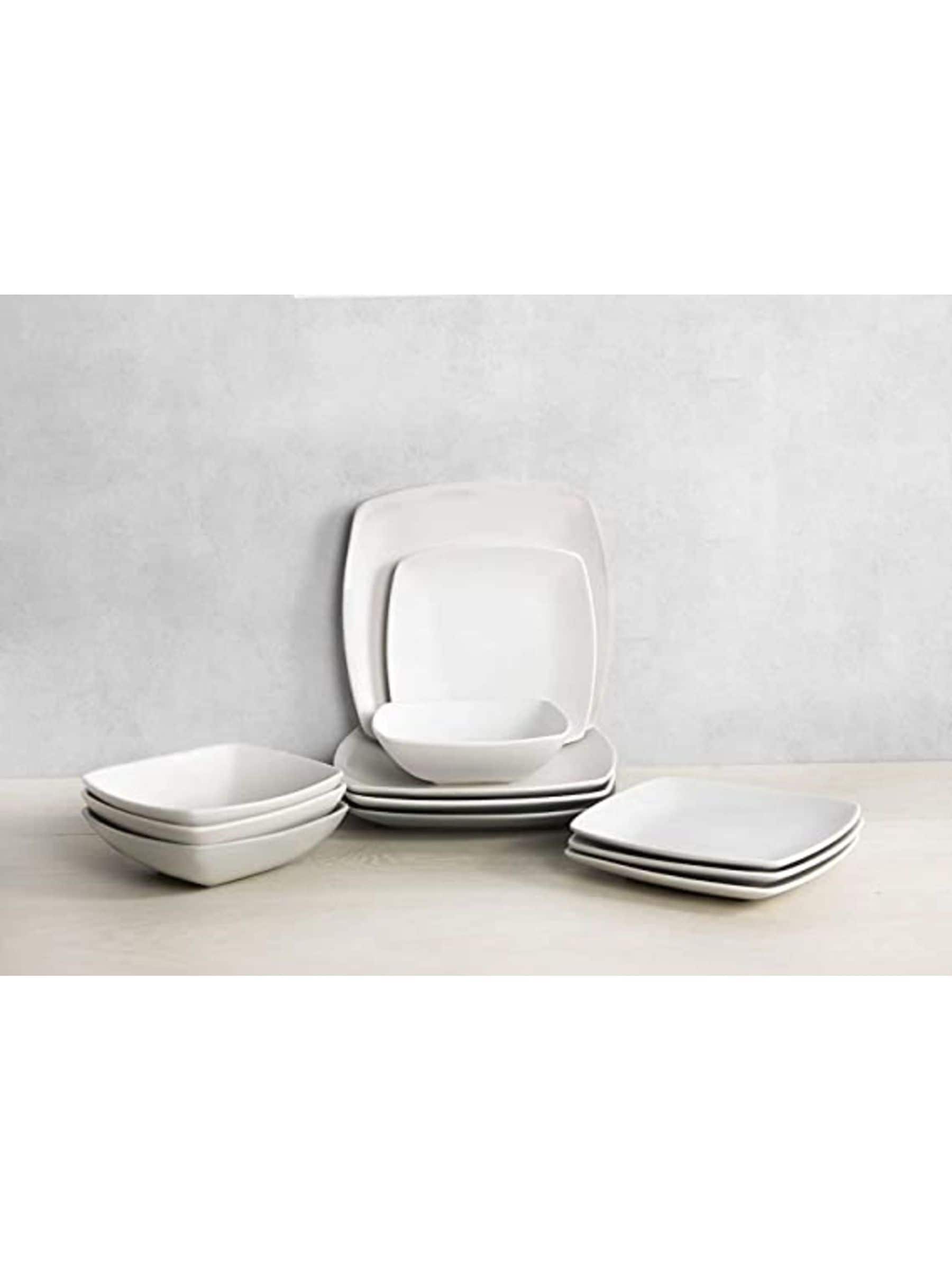 Creative Tops white square dinner set 12 piece - British product