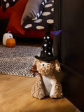 Black Autumn Halloween Charlie the Cockapoo Doorstop