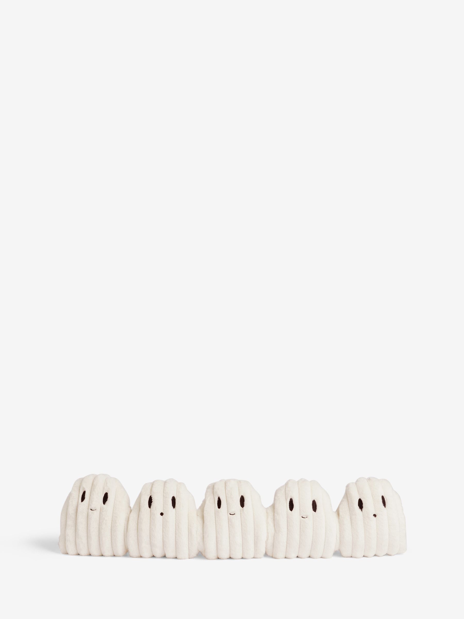 White 3D Ghost draught excluder cloth (British brand)