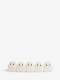White 3D Ghost draught excluder cloth (British brand)