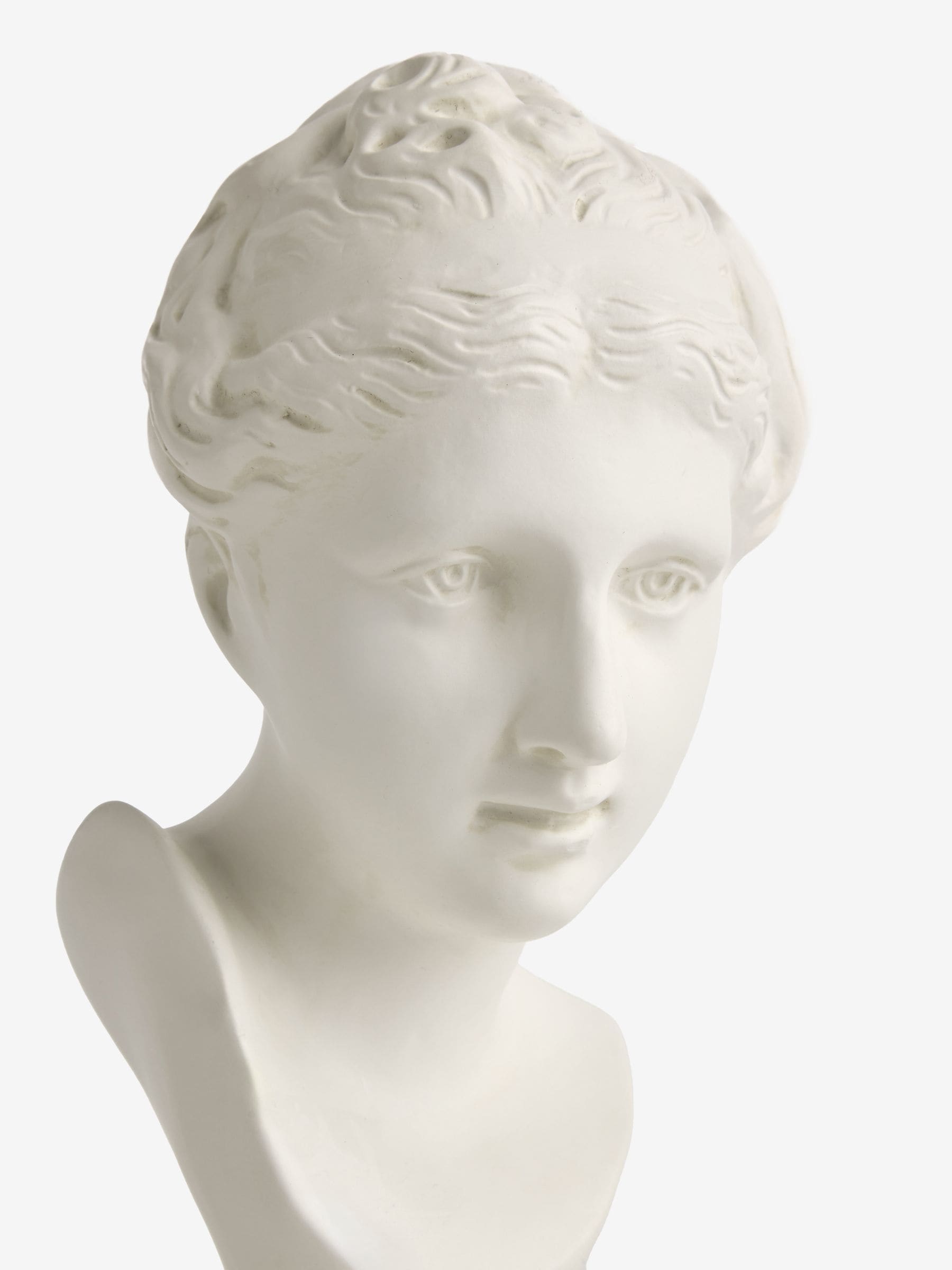 Laurence Llewelyn-Bowen ivory Grecian bust ornament 25cm height, UK version