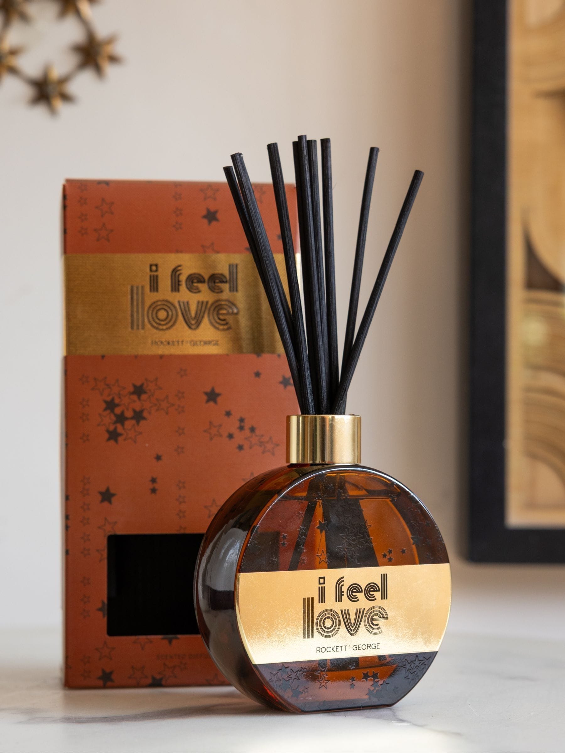 Rockett St George Cedarwood and Frankincense I Feel Love Fragranced Reed Diffuser