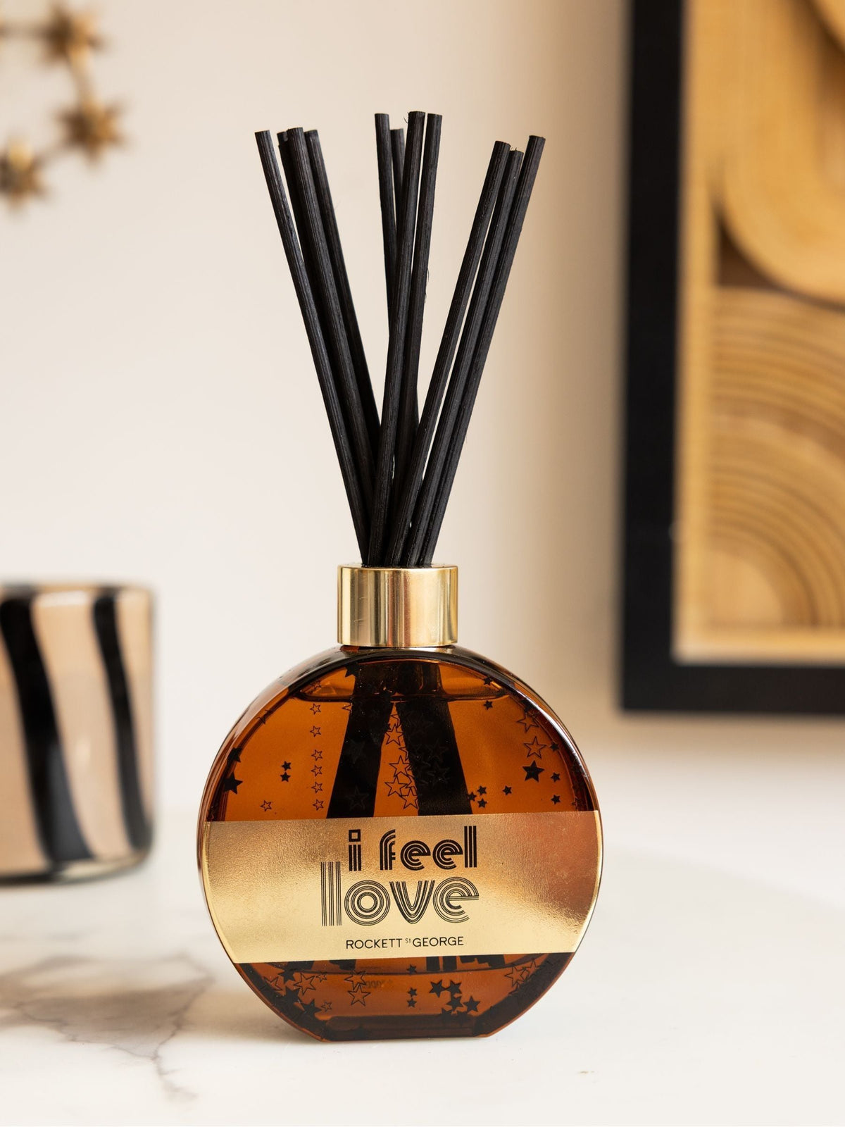 Rockett St George Cedarwood and Frankincense I Feel Love Fragranced Reed Diffuser