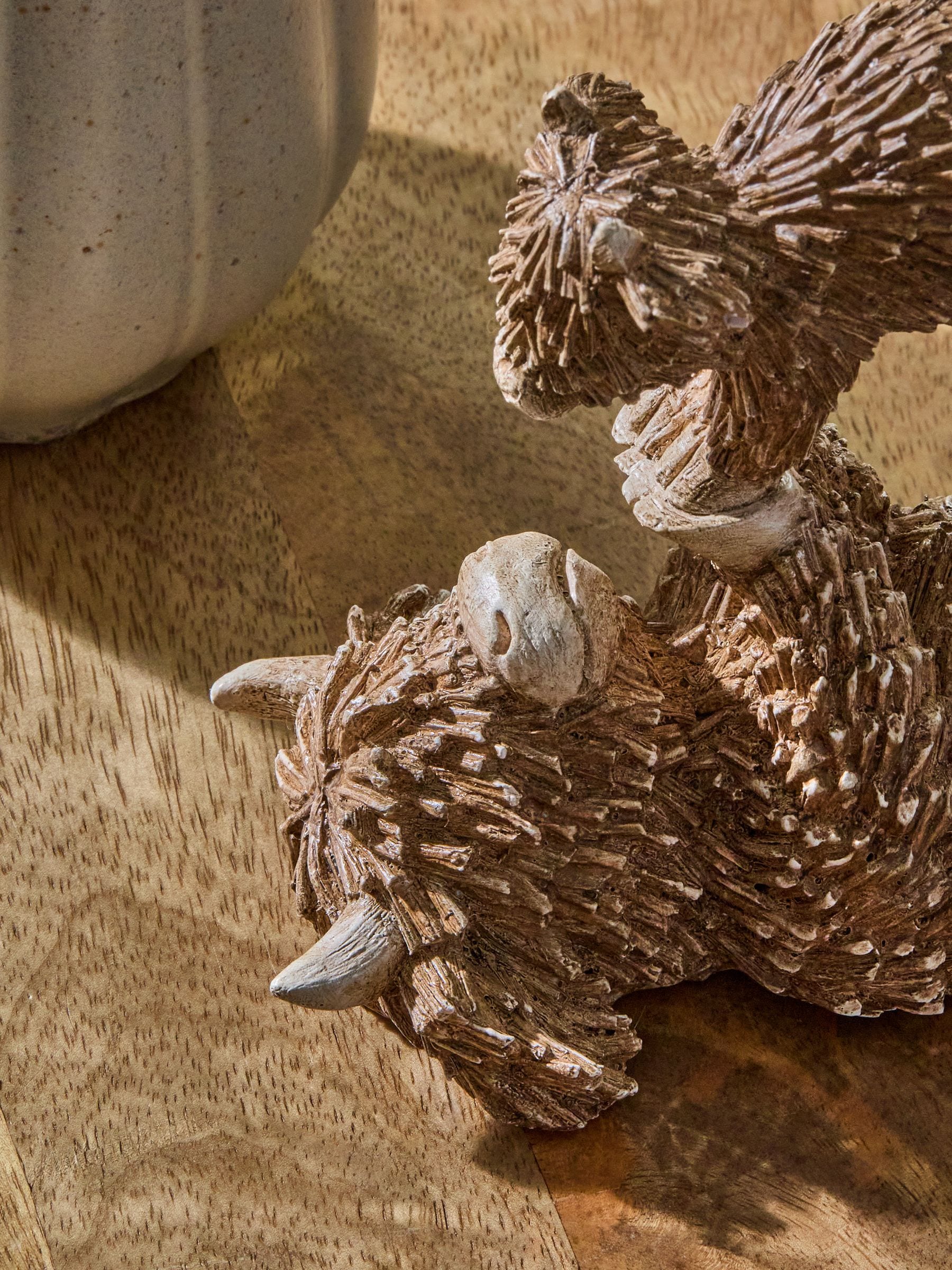 Natural Hamish The Highland Cow Parent and Child Ornament