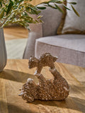 Natural Hamish The Highland Cow Parent and Child Ornament