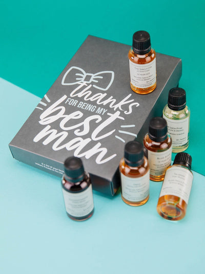 DrinksTime Thanks Best Man Whisky Miniature Gift Set 6x3cl