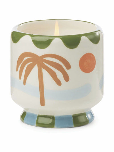 Paddywax Adopo Palm Tree Ceramic Lush Candle