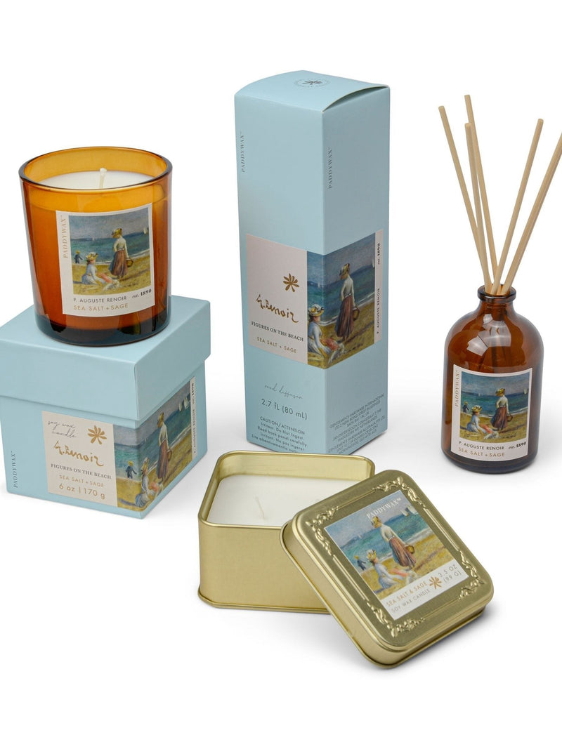 Paddywax Impressionist 80ml Renoir 'Figures on the Beach' Diffuser