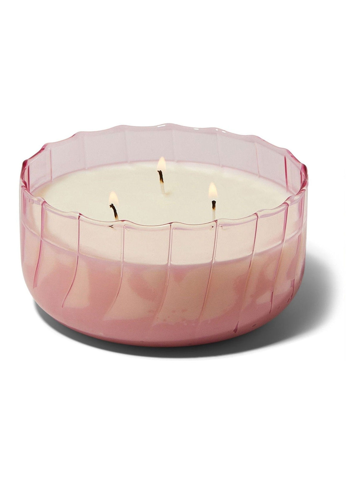 Paddywax Ripple Glass Desert Peach Candle 340g