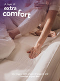 Slumberdown White Sleep Soundly Climate Control Extra Deep 10cm Mattress Topper